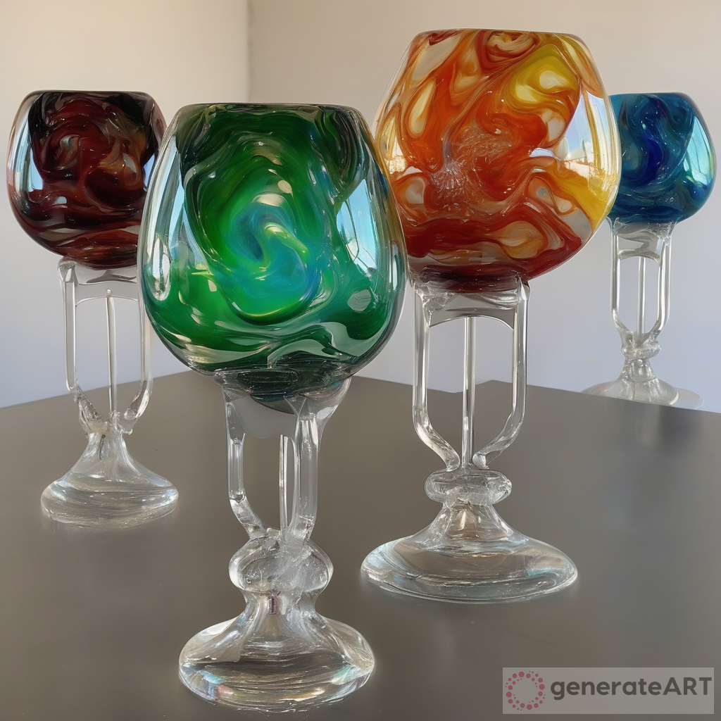 Custom Blown Glass Art at Melting AI