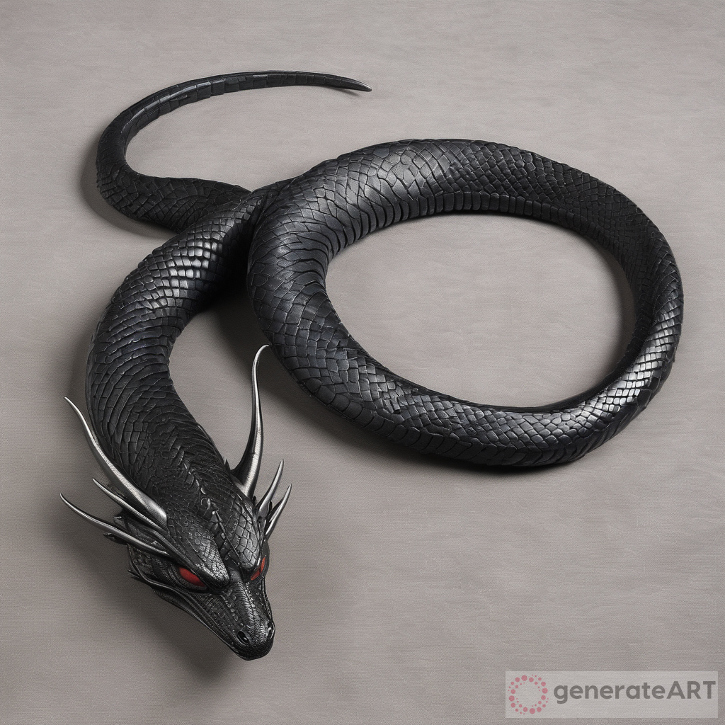 Dragon Tail Snake Head Sculpture