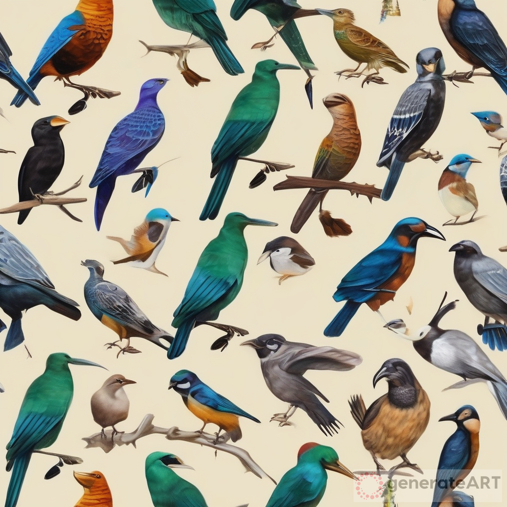 Avian Symphony: Wildlife Art Exploration
