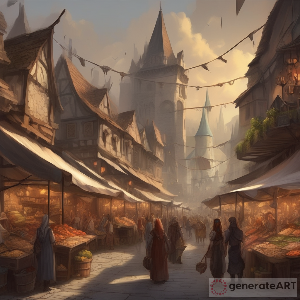 Fantasy Marketplace Artwork