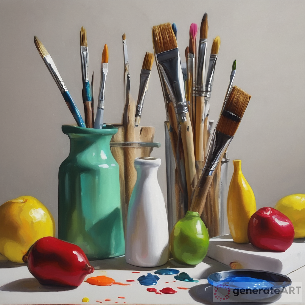 Unconventional Objects Still Life Painting