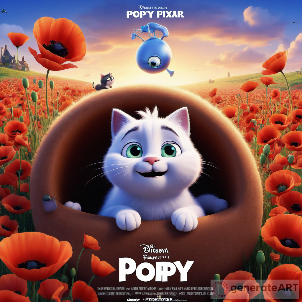 Cat Nap Poppy Playtime: Pixar Movie Poster