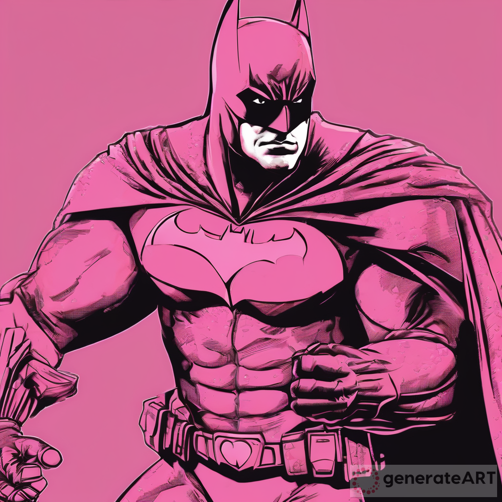 Pink Batman Adventures - Superhero Saving Gotham City