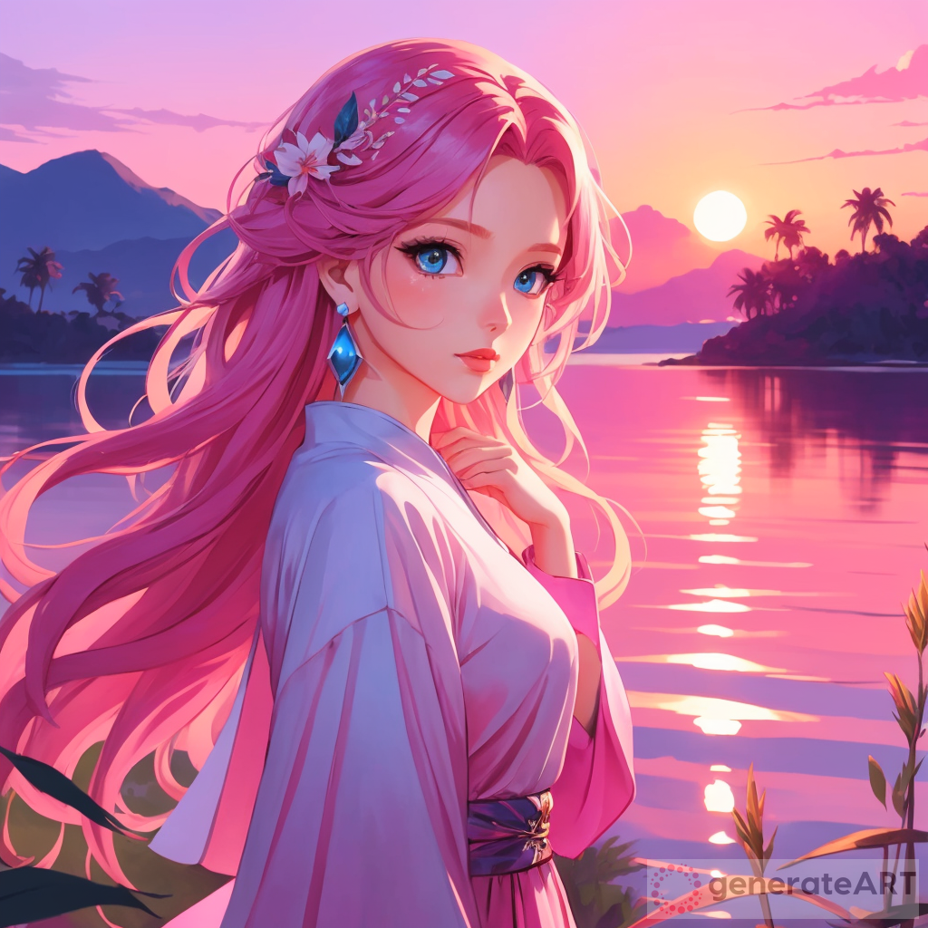 Captivating Pink Sunset Artistry