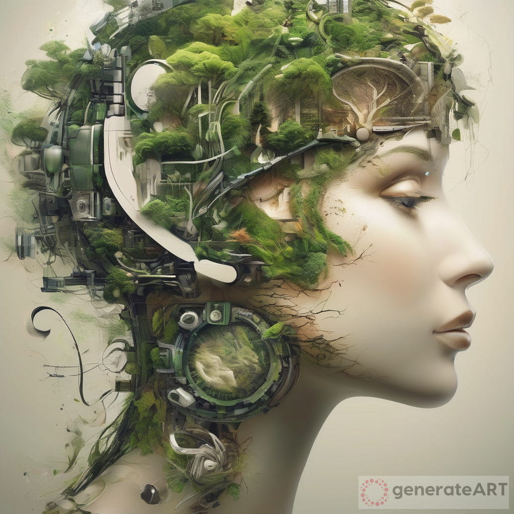 Nature & Technology Fusion Art: A Harmonious Blend
