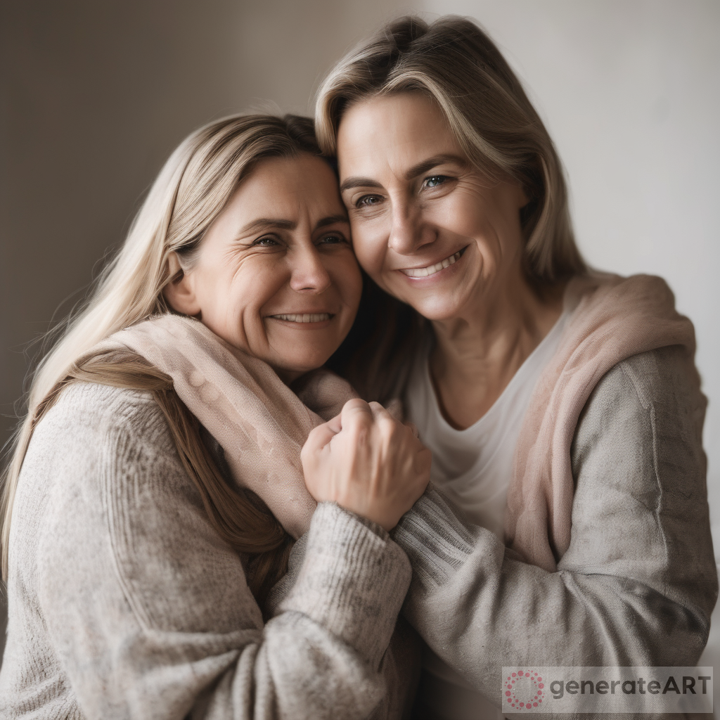 Mother & Daughter Embrace: Cherishing Moments of Love & Connection