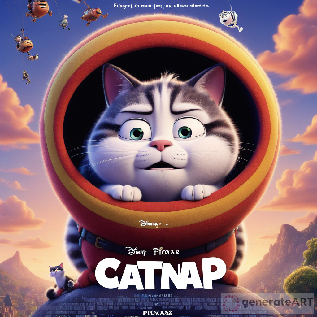 Catnap Pixar Movie Poster Recreation