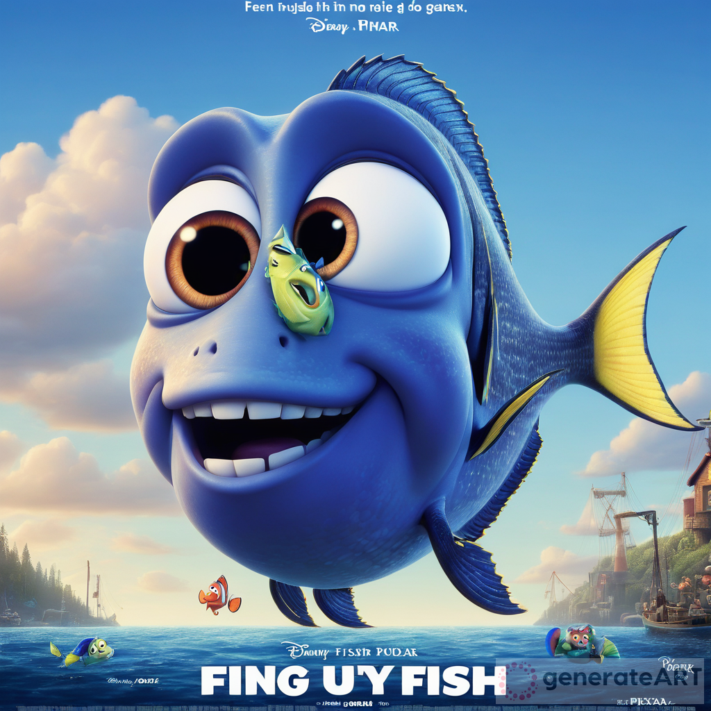 Funny-Looking Fish Pixar Movie Poster | GenerateArt