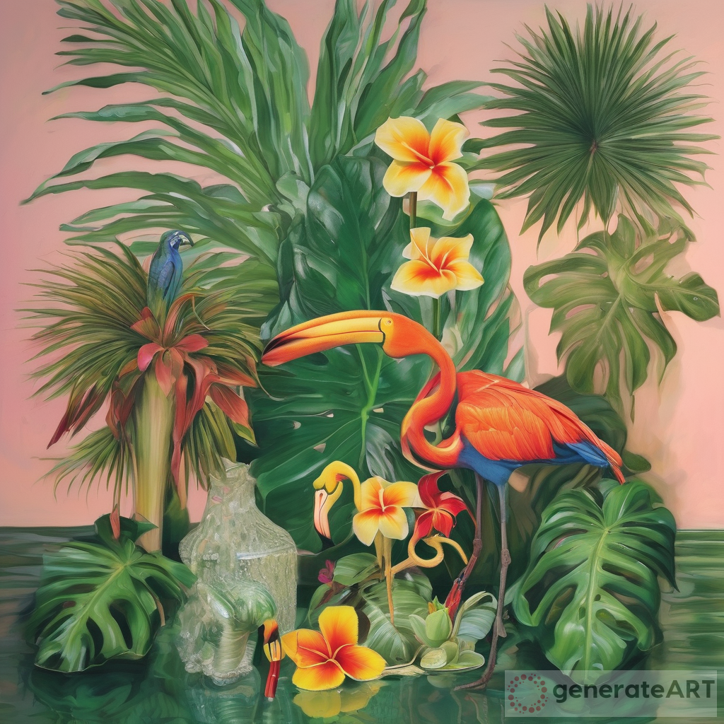 Explore Tropical Tableau Art Prompt