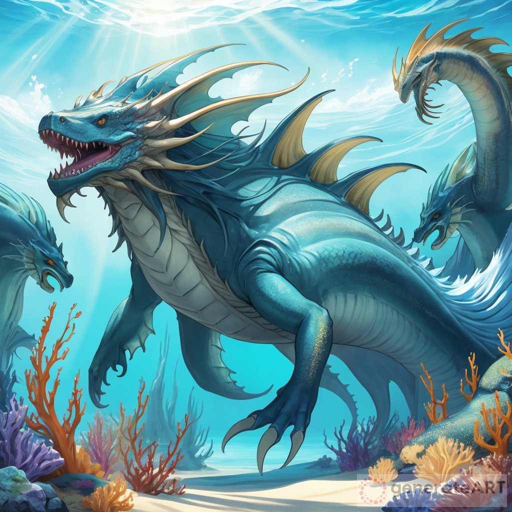 Captivating Sea Monster Drawing