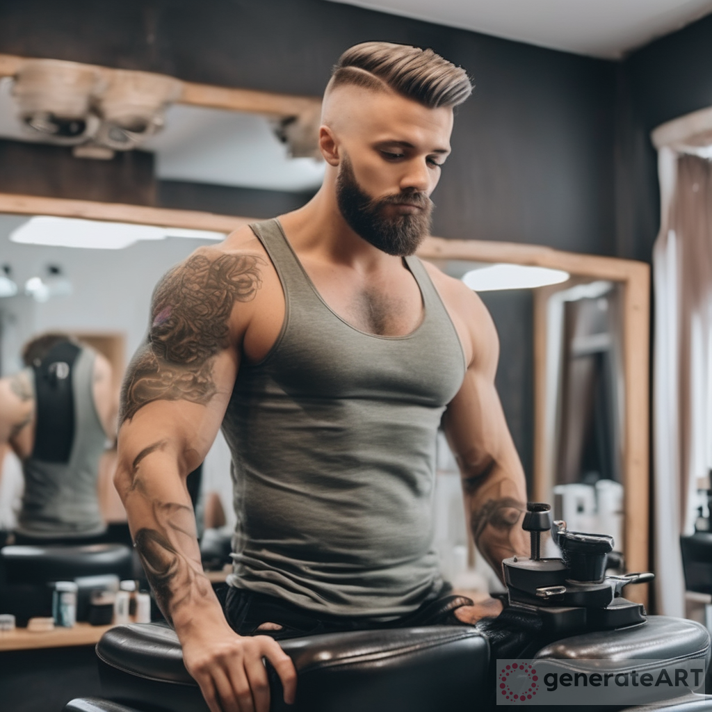 Muscle Hairdresser: Strength and Style in a Tank