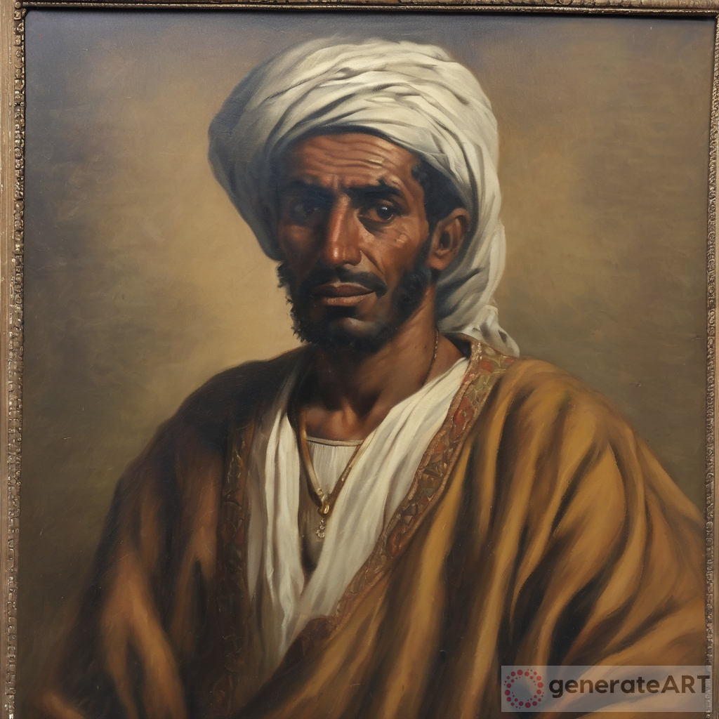 Exploring Antique Oil Paintings of a North African Man