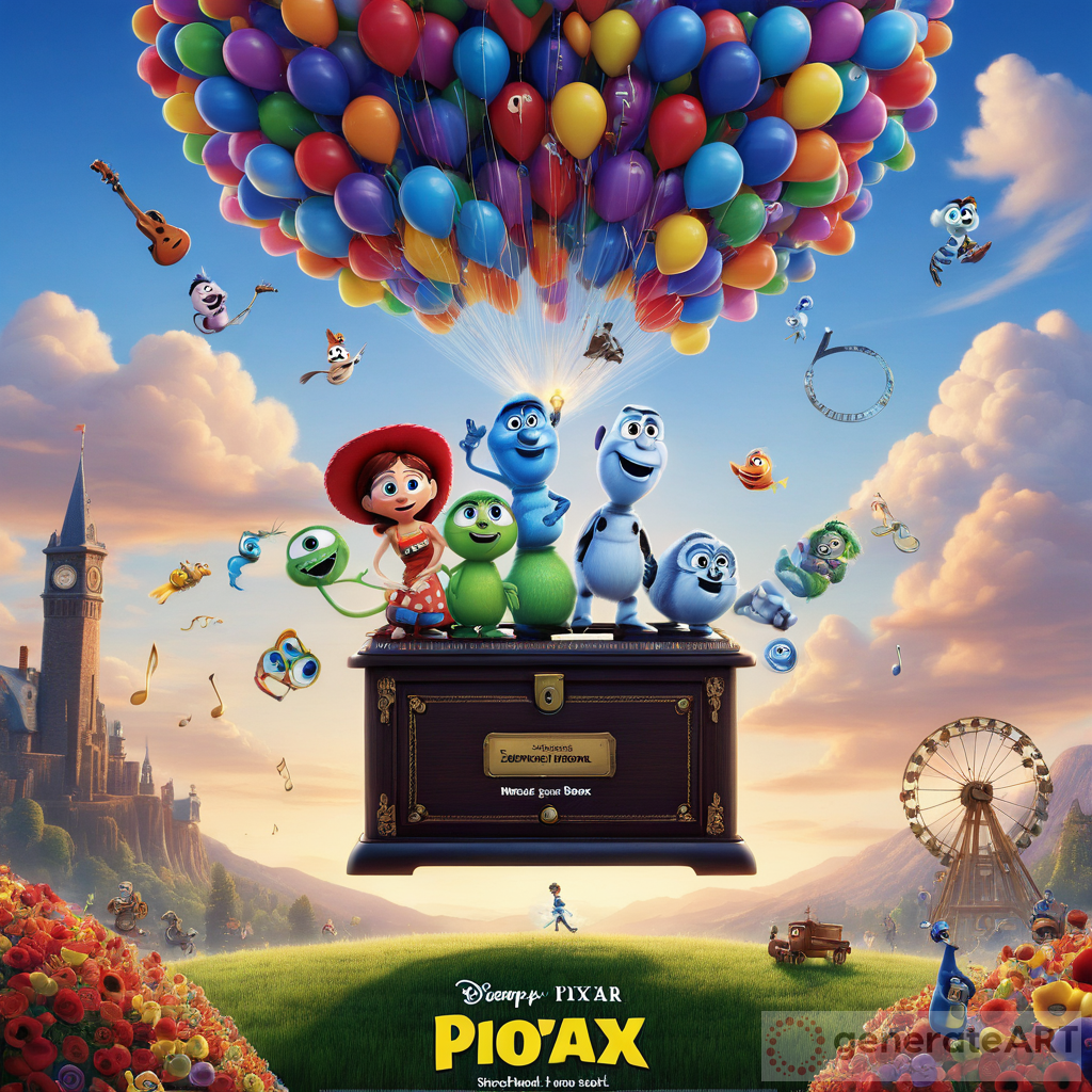 Enchanting Music Box: Pixar Movie Poster