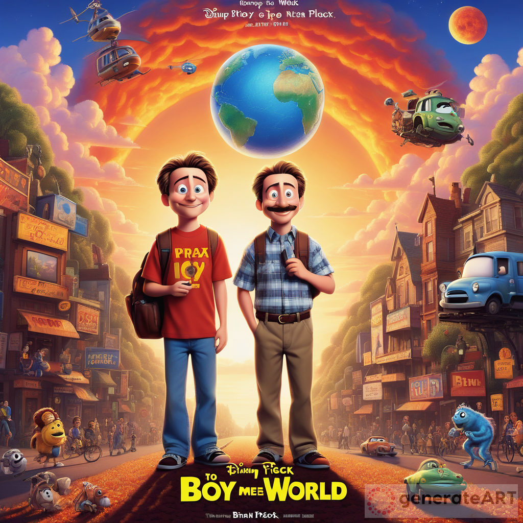 Enchanting Brian Peck Boy Meets World Pixar Poster