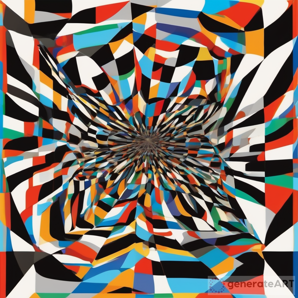 Mesmerizing Op Art: Optical Illusions with Geometric Shapes