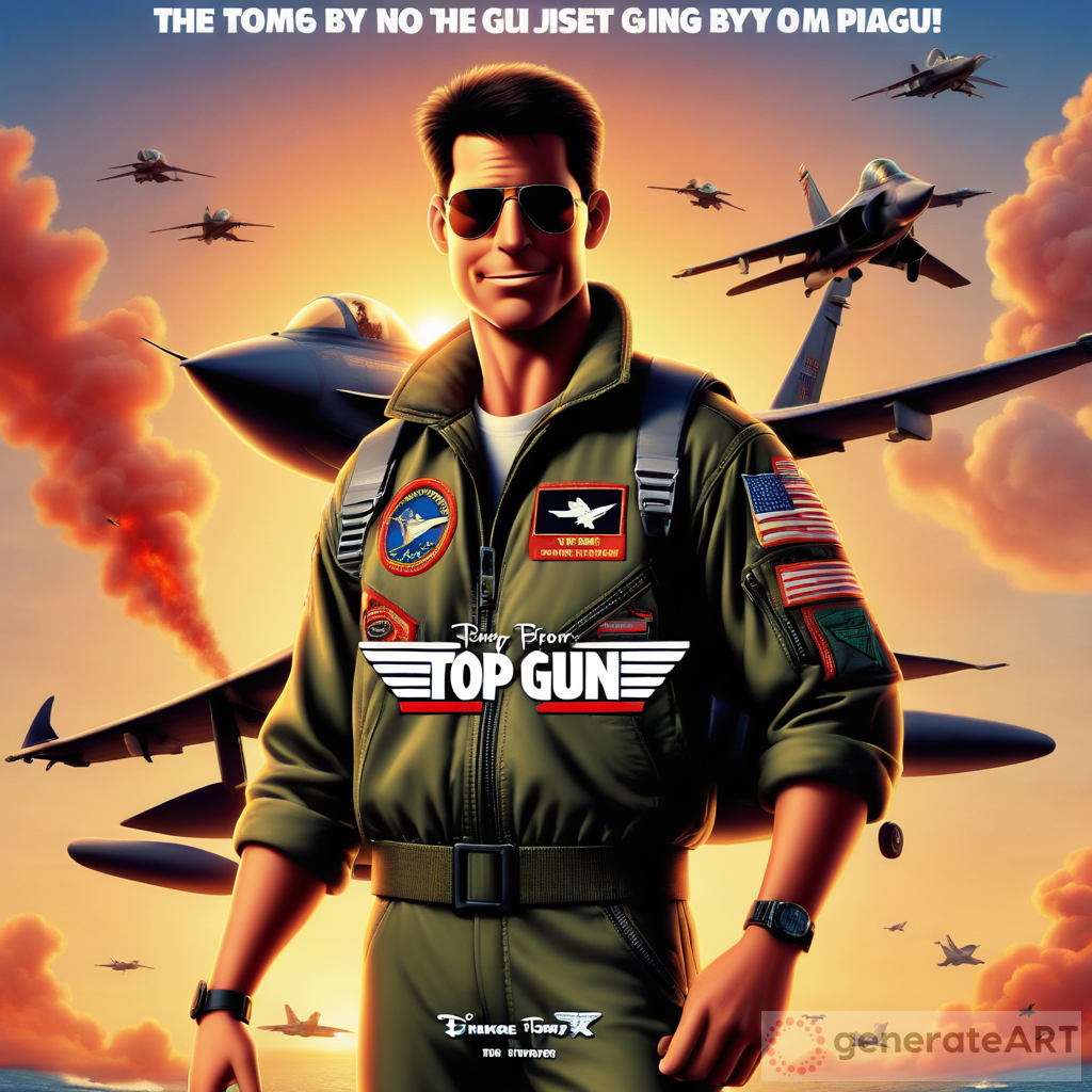 Top Gun Goose Pixar Movie Poster