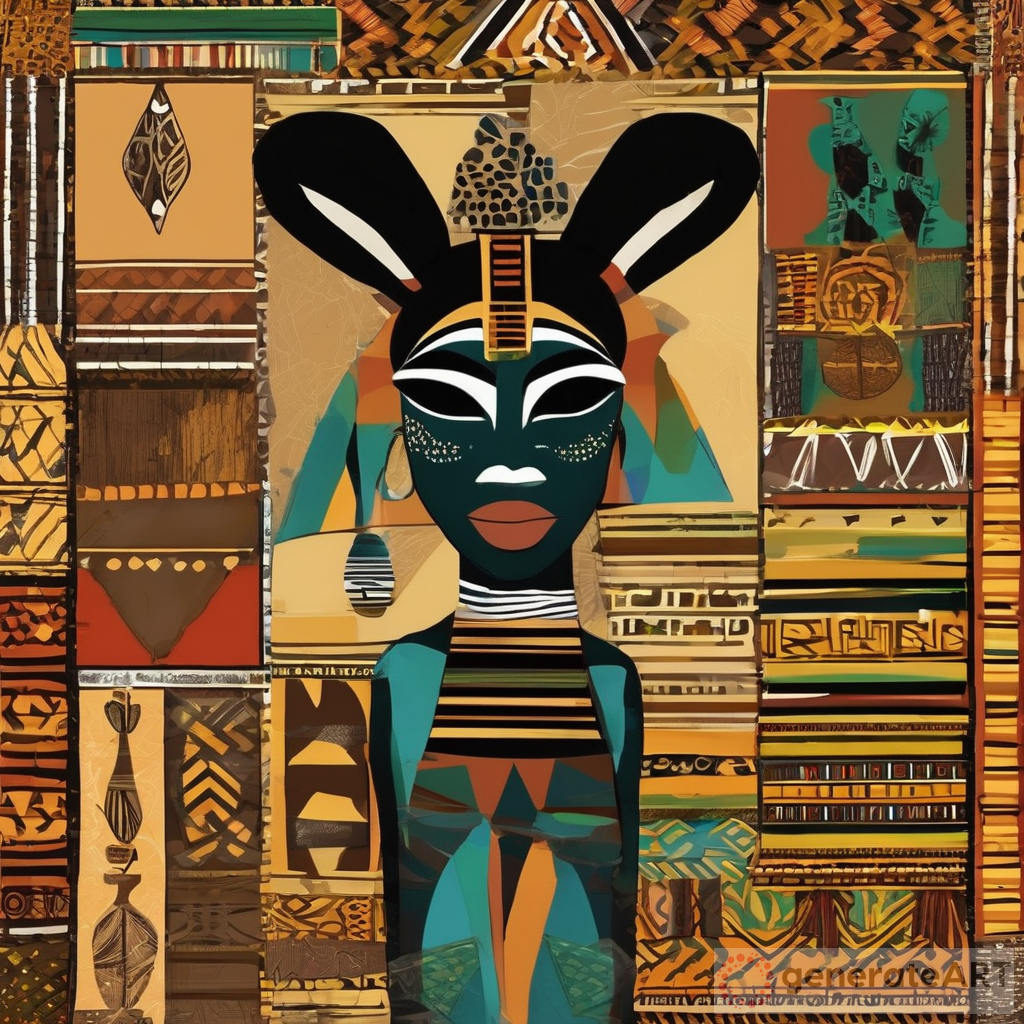 Digital Collage Celebrating African Art