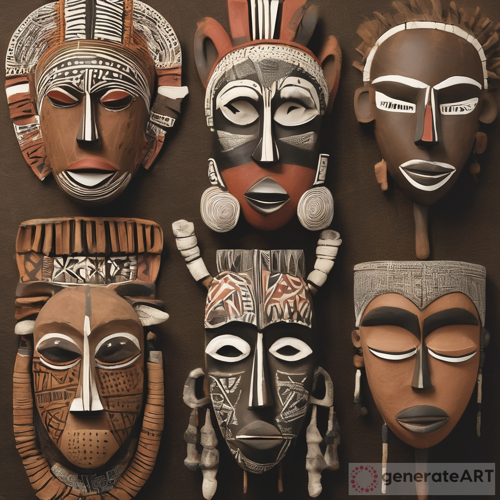 Sculptures Inspired by African Masks