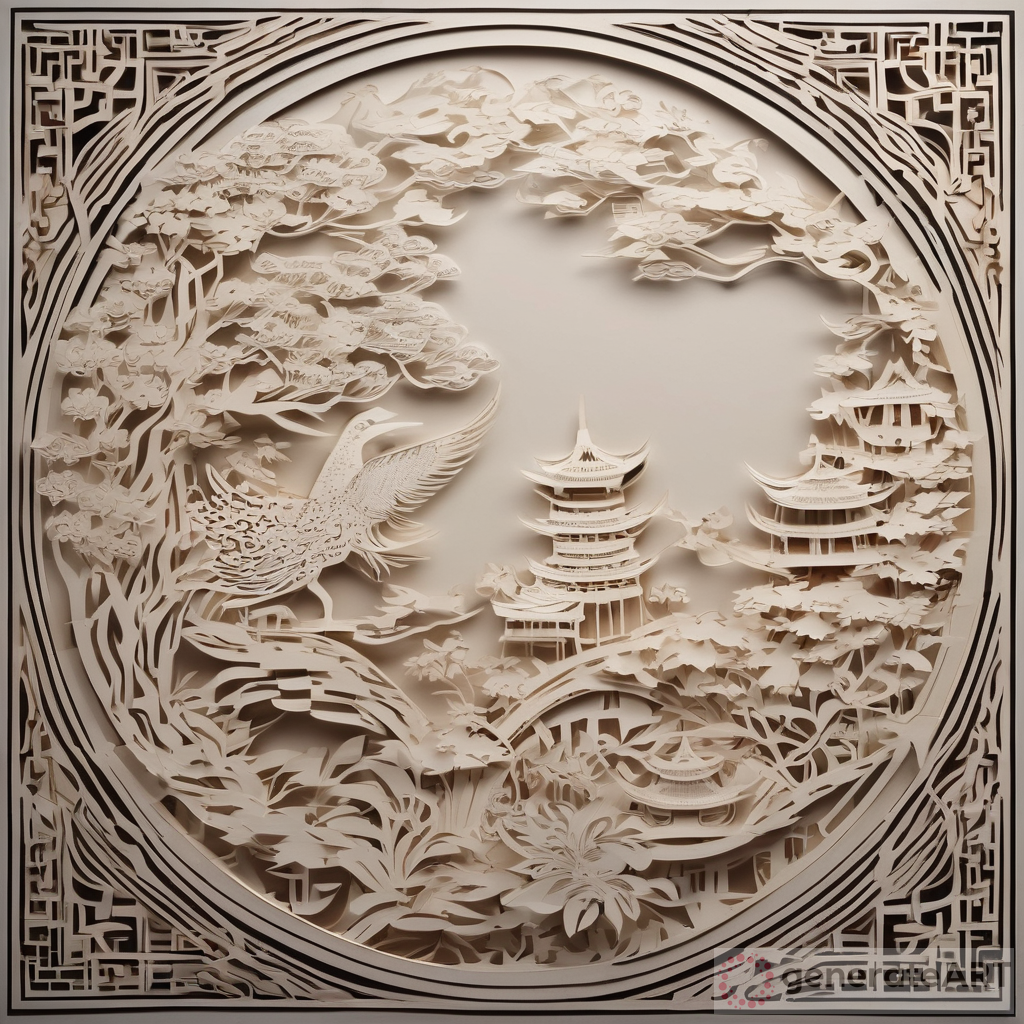 Intricate East Asian Paper-Cut Artworks