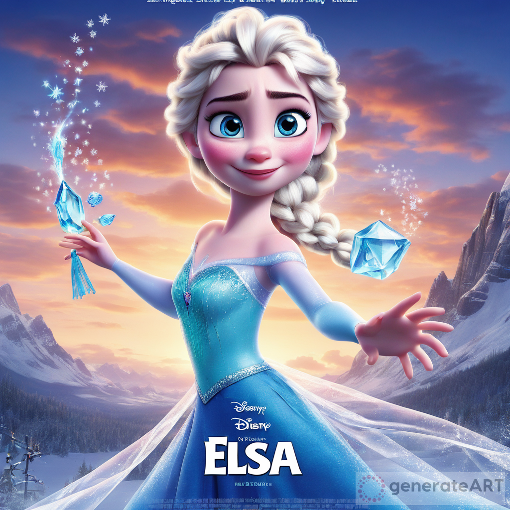 Discover Elsa: A Pixar Movie Poster