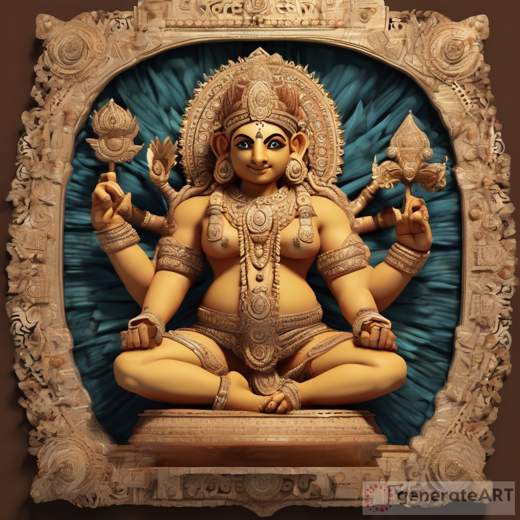 Exploring Hindu Deities: Digital Sculptures in Indian Art