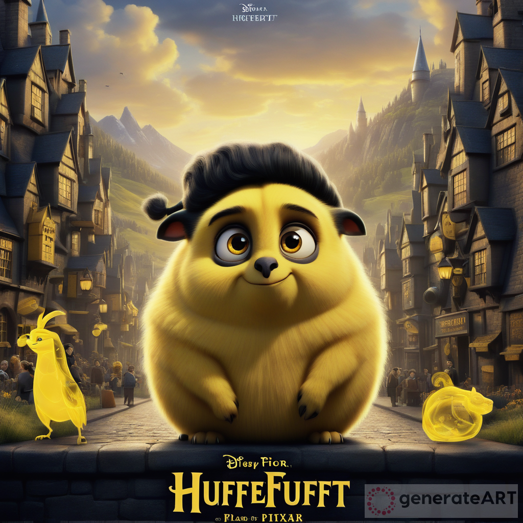 Hufflepuff Pixar Movie Poster Mashup