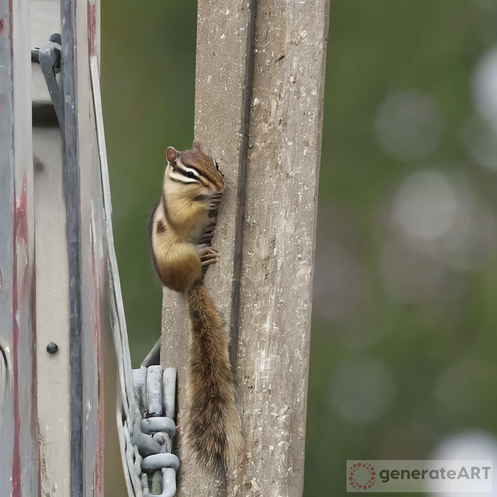 Chipmunk on Crane: Surprising Sights in High Places