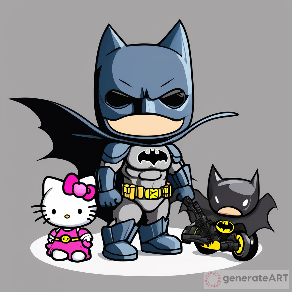 Hello Kitty x Batman: Unlikely Team Up