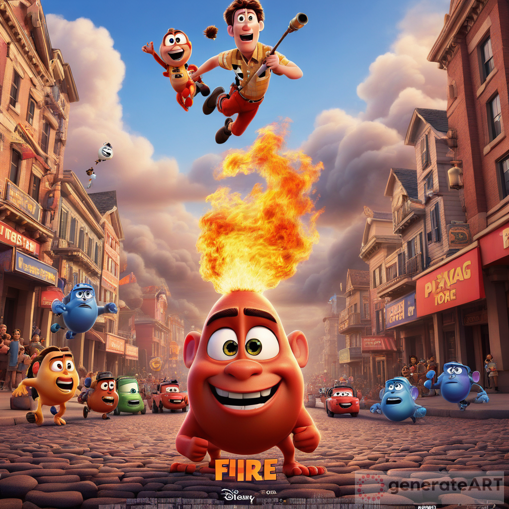 Pixar Fire Png Movie Poster