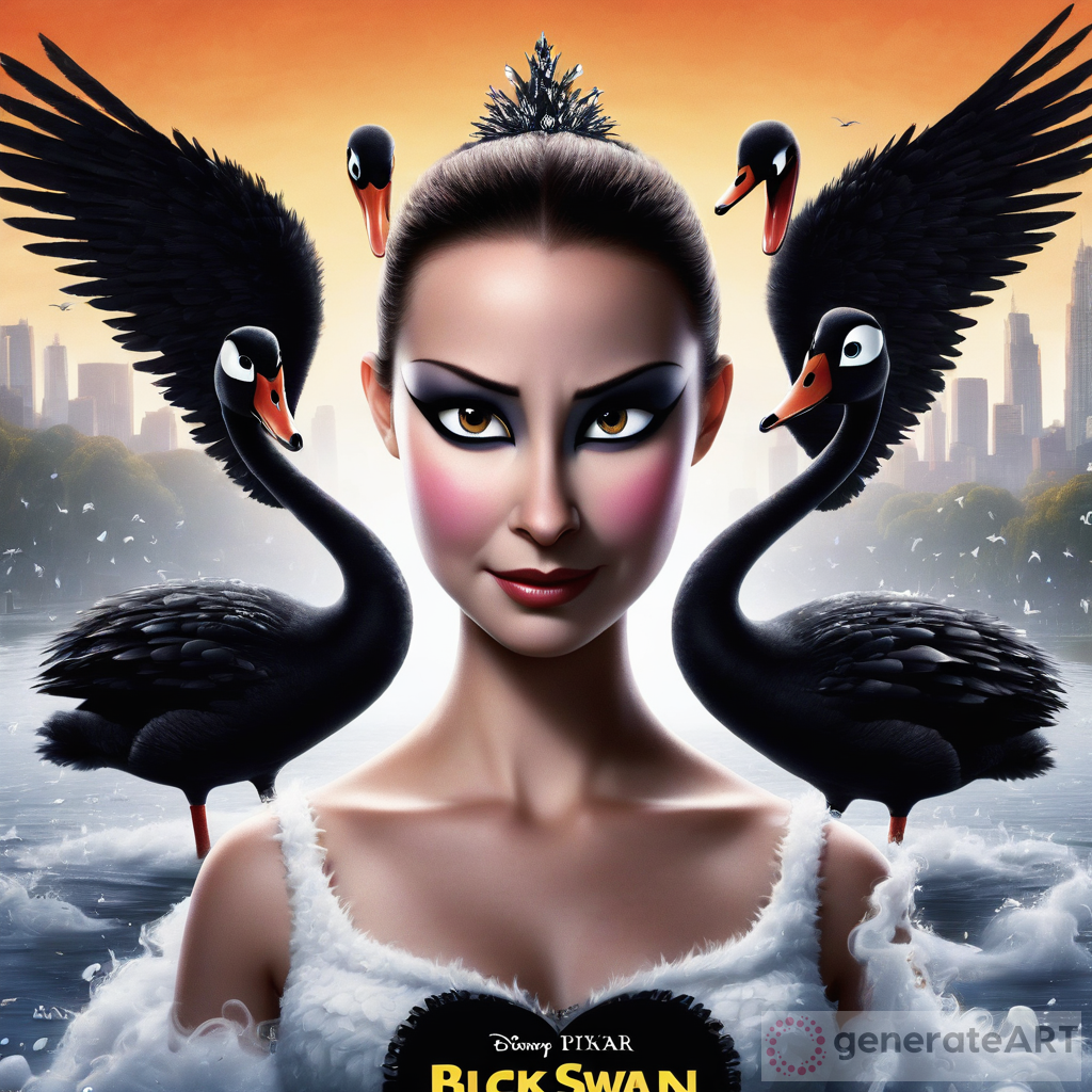 Stunning Black Swan Pixar Movie Poster