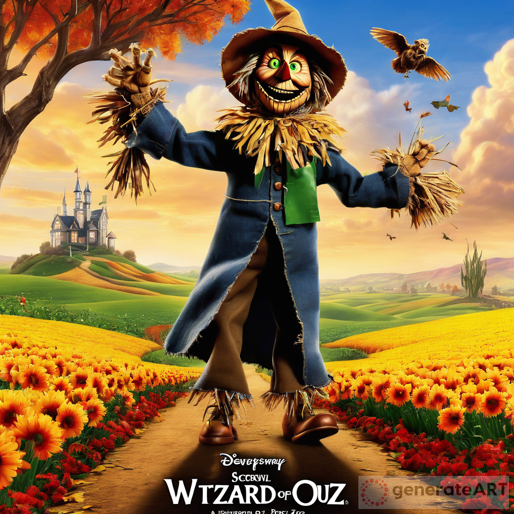 Scarecrow Wizard of Oz Pixar Movie Poster