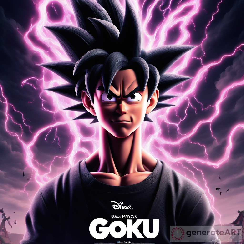 Goku Black Pixar Movie Poster