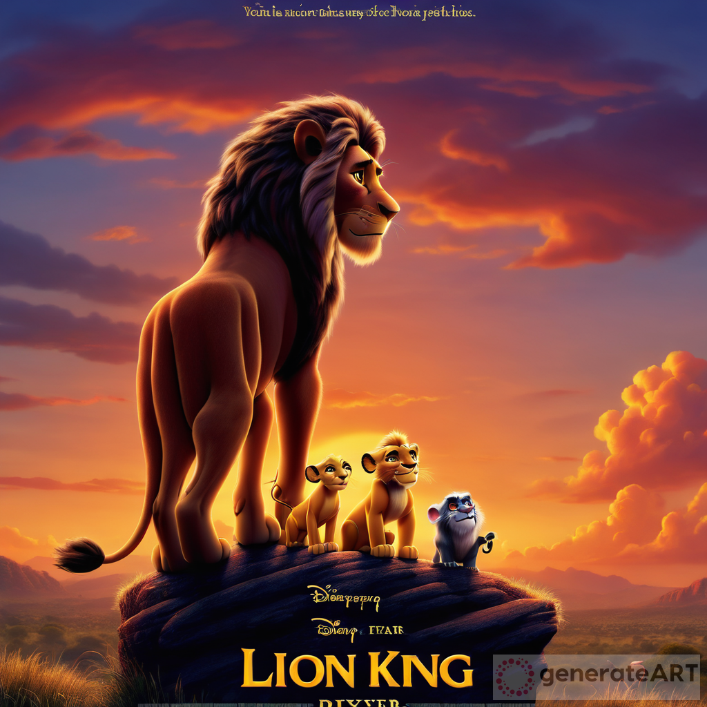 Lion King Pixar Movie Poster