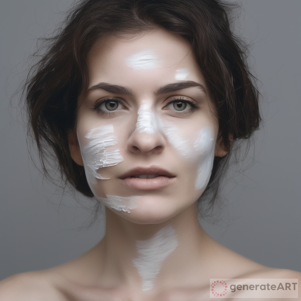 Embracing Imperfections: Woman with White Scar