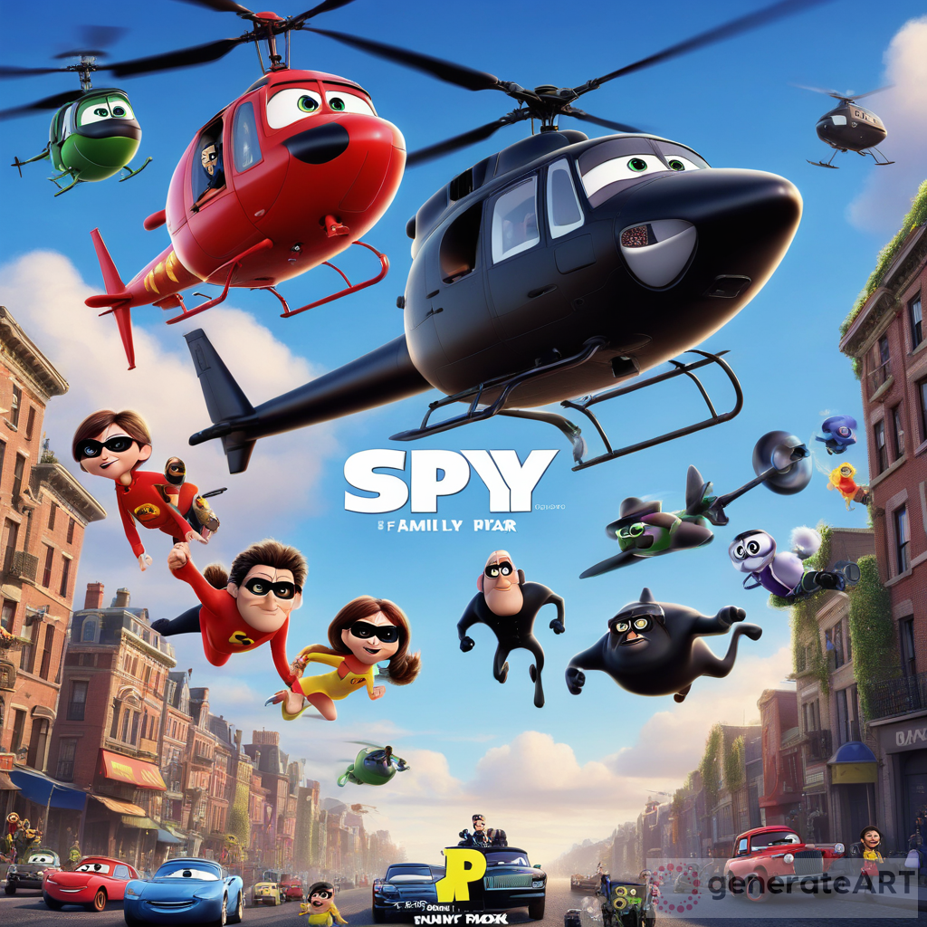Spy x Family Pixar Poster