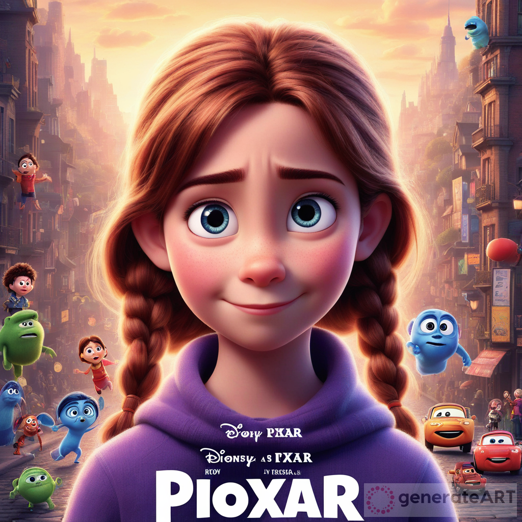 Draw Girl Pixar Movie Poster Tutorial