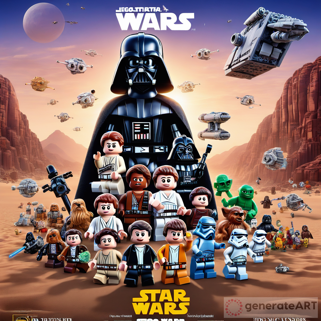 LEGO Star Wars Pixar Movie Poster