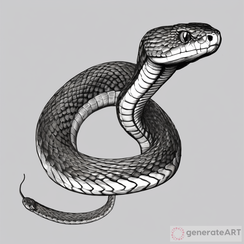 Captivating Snake Drawings - Artistic Portrayals of Serpents