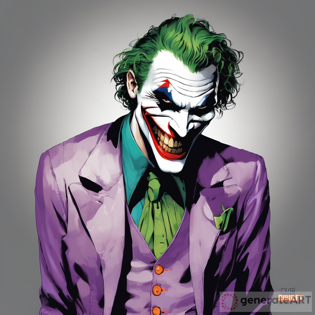 Exploring the Iconic Joker Smile in Comics  GenerateArt