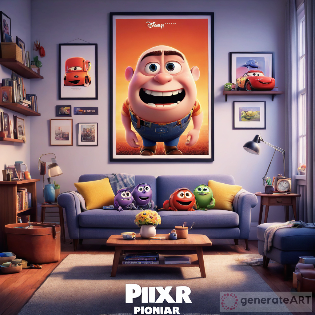 Maximize Small Living Room with Pixar Movie Poster Inspiration