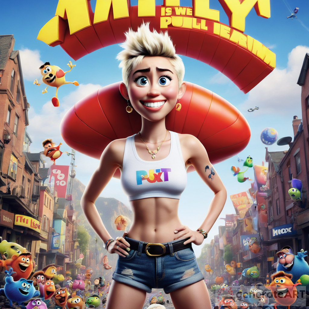 Pixar Movie Poster: Miley Cyrus Body Concept