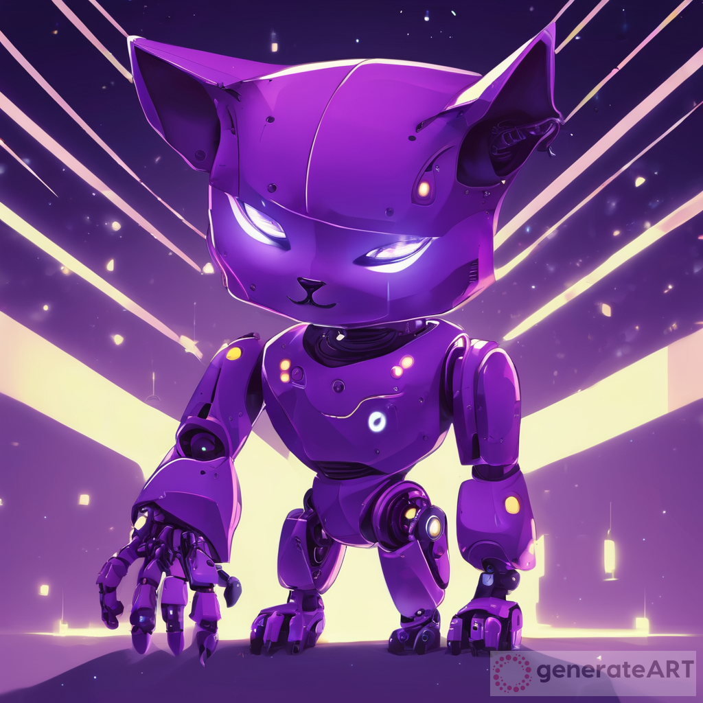 Purple Cat & Sinister Robot Encounter