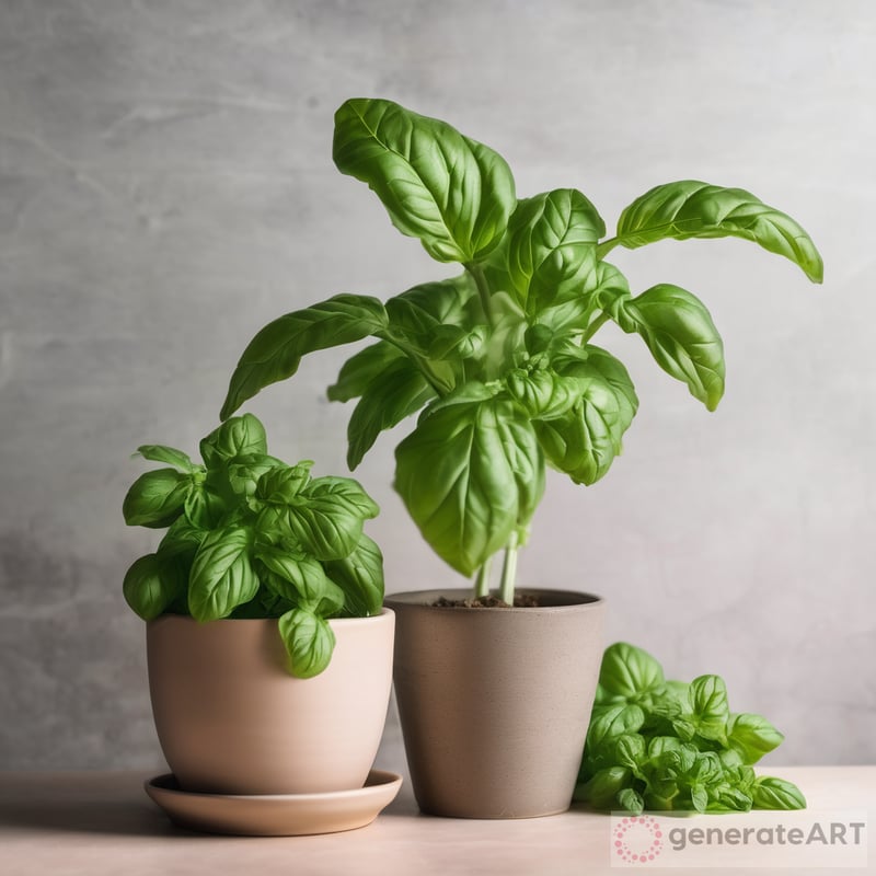 basil plantcare herbgarden GenerateArt