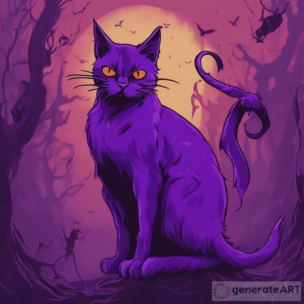 Misterio del Gato Morado: Terror Sangriento