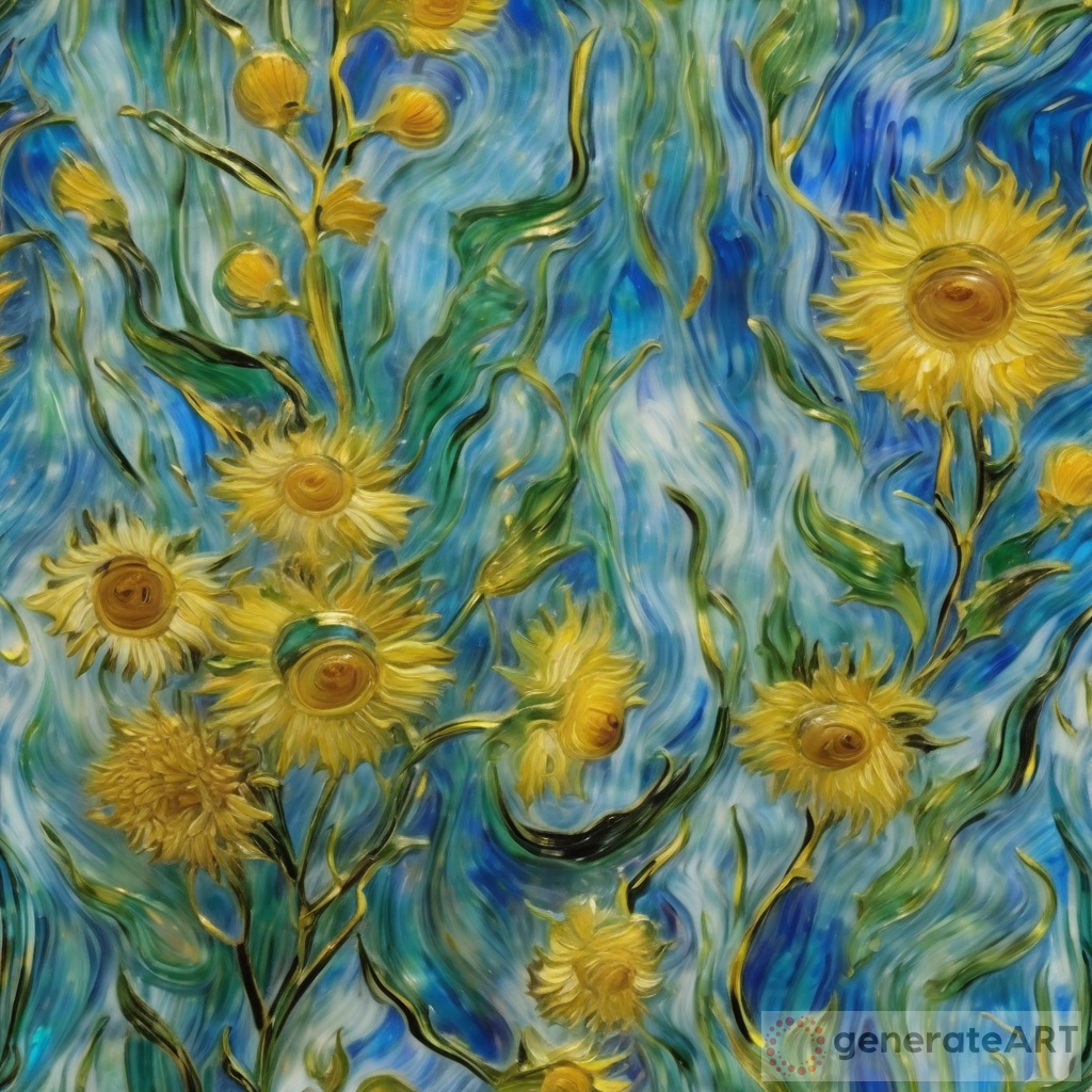 Van Gogh art glass