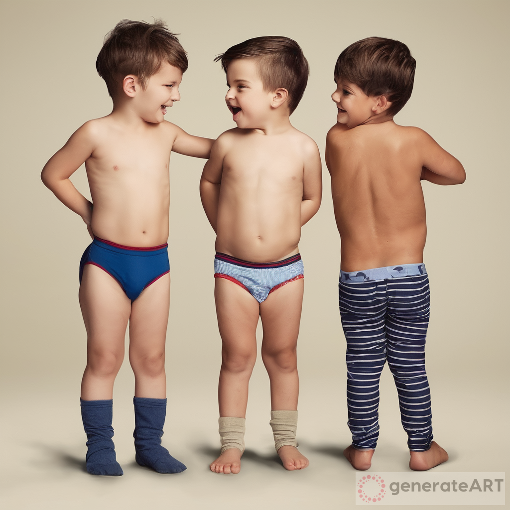 Childhood Joy: Boys in Undies