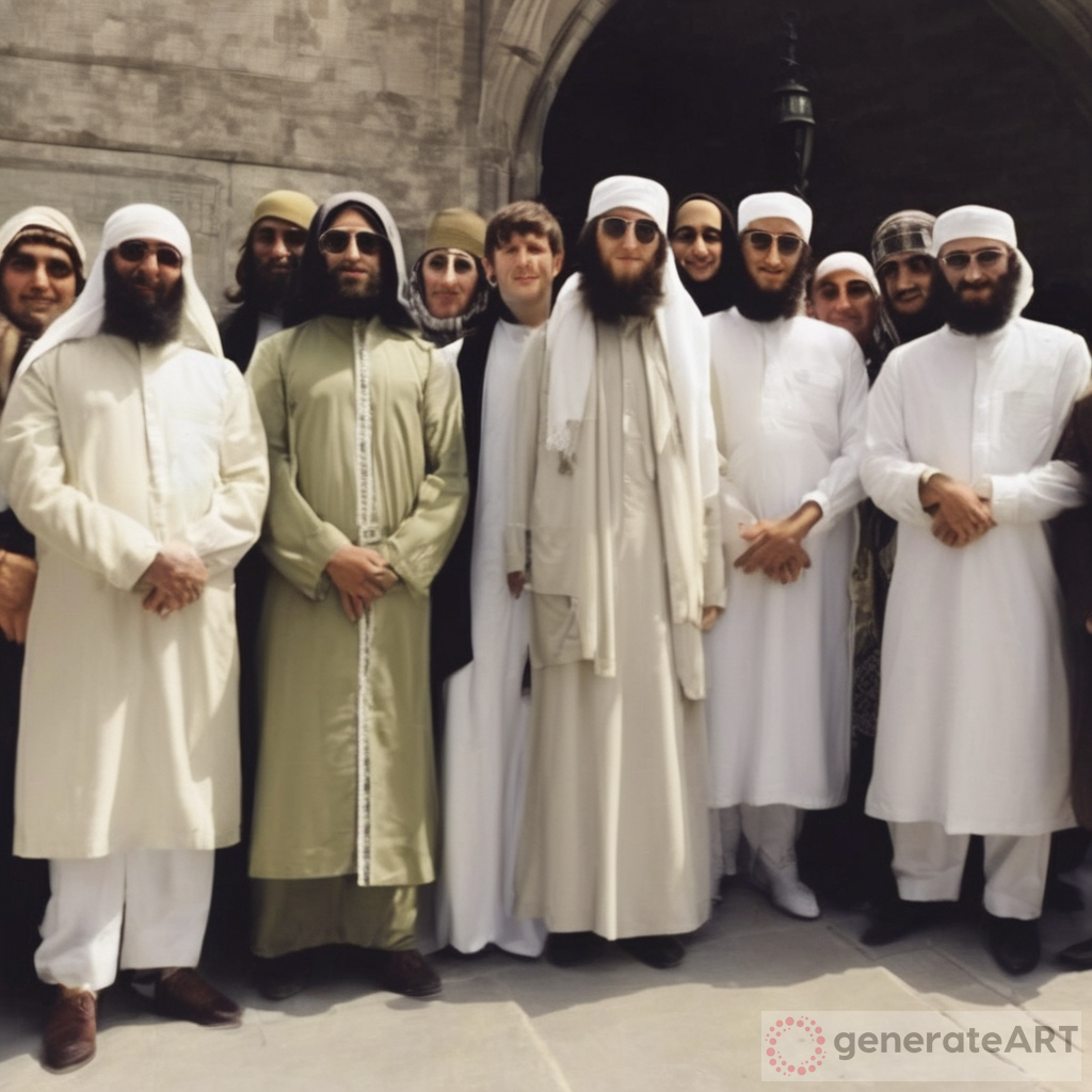 Muslim Unity with Hidden John Lennon Image