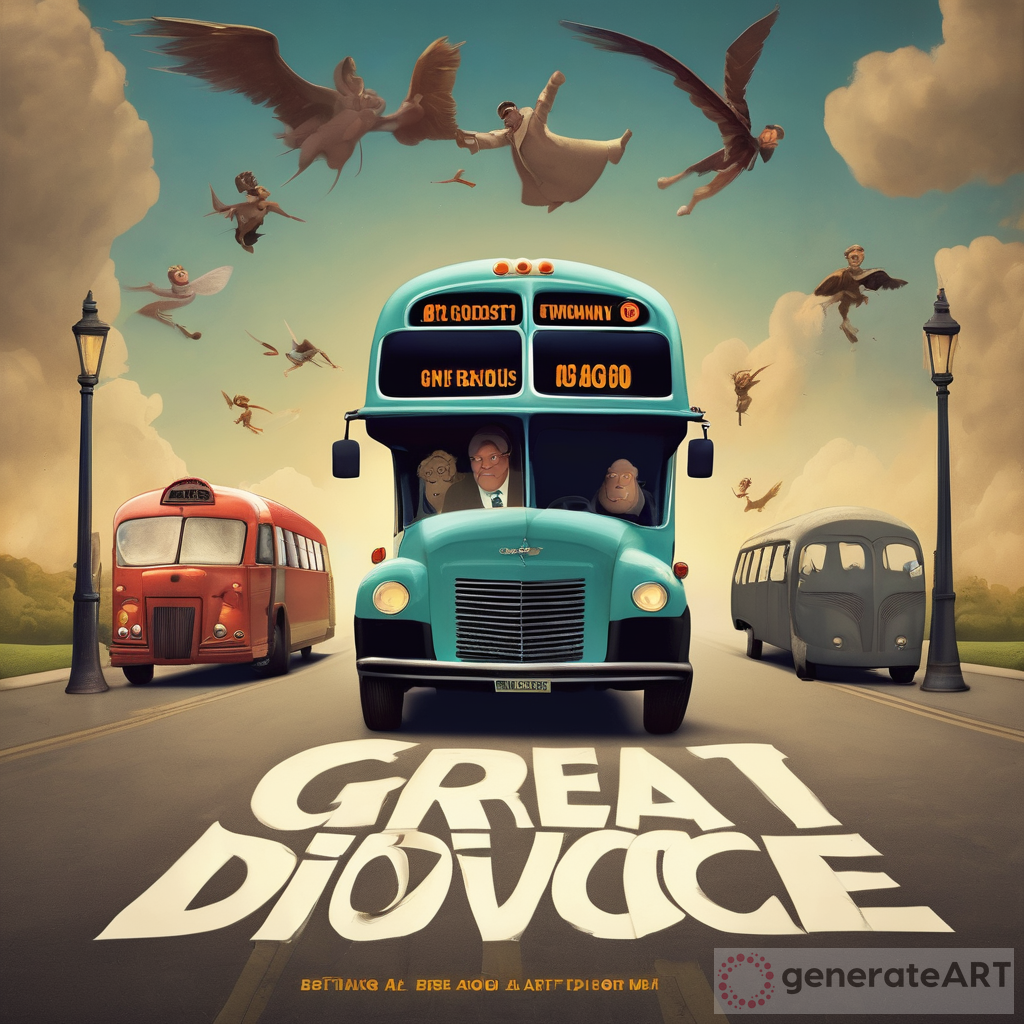 Pixar-style Movie Poster for The Great Divorce