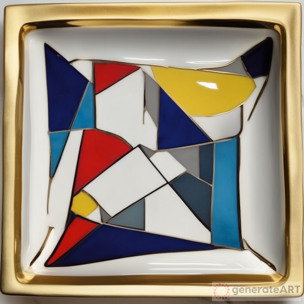 Cubism-Inspired Trinket Tray