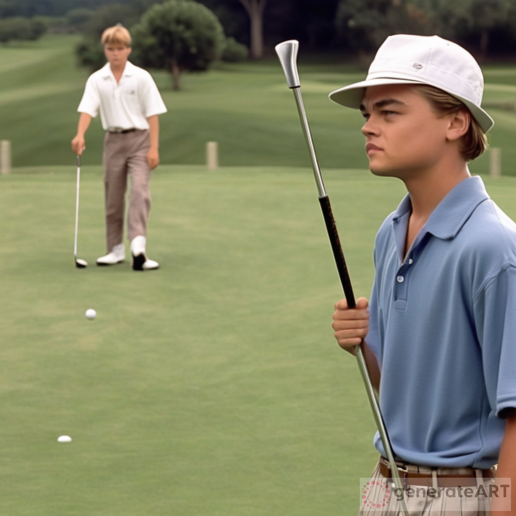 Young Leonardo DiCaprio Golf Talent